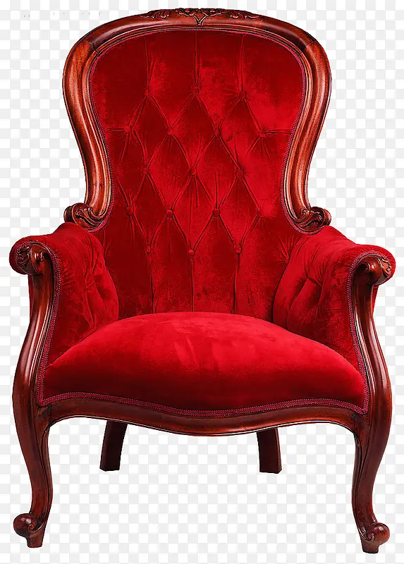 高档红色沙发凳子