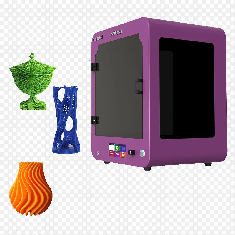 3D  打印机   模型紫色