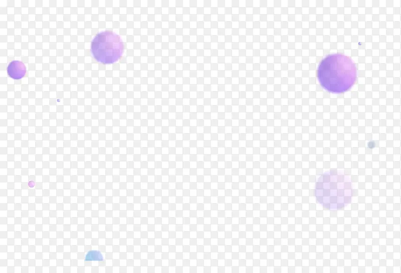 紫色圆圈光效透明背景素材