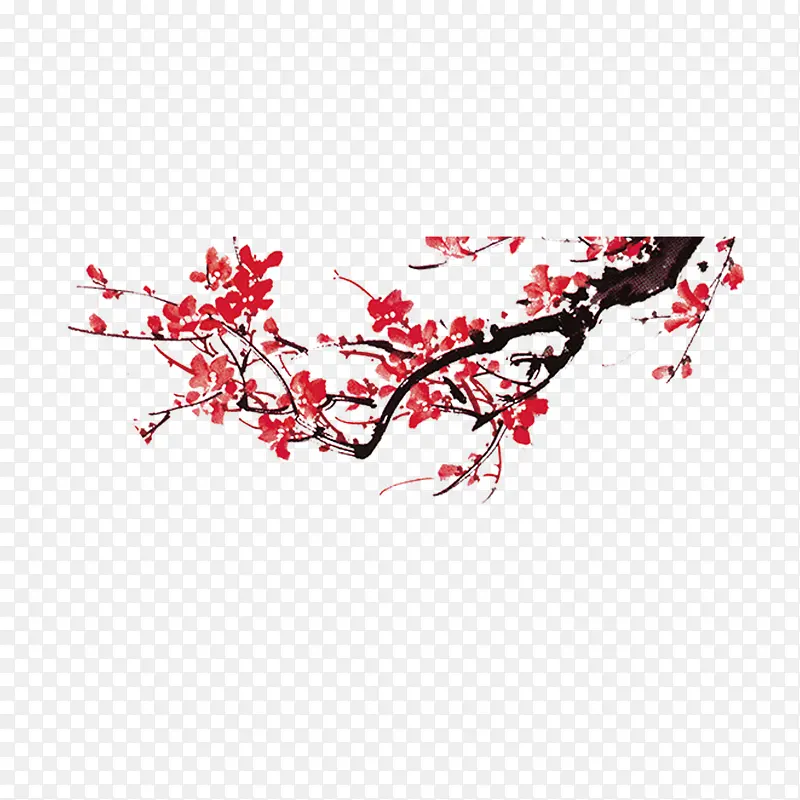 一枝梅花PNG图片素材下载_图片编号8675916-PNG素材网
