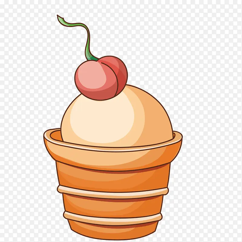 卡通冰淇淋食物设计