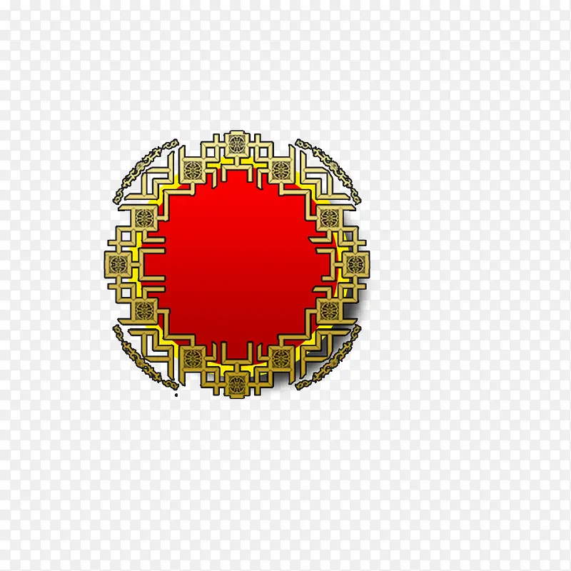 圆形花纹