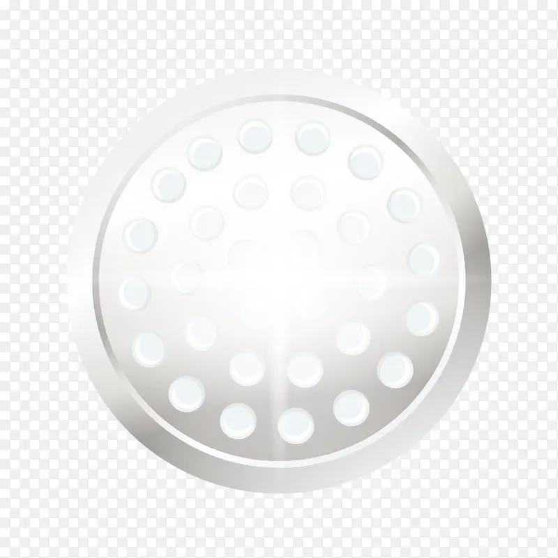 白色圆形卡通LED球泡