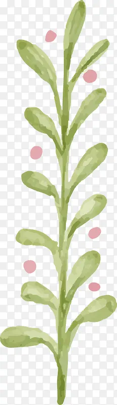 水墨春天小草