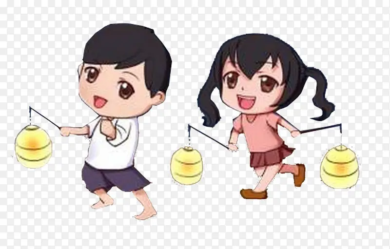 儿童正月十五提灯笼PNG图片素材下载_图片编号8679431-PNG素材网