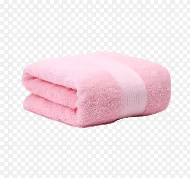 粉色毛巾
