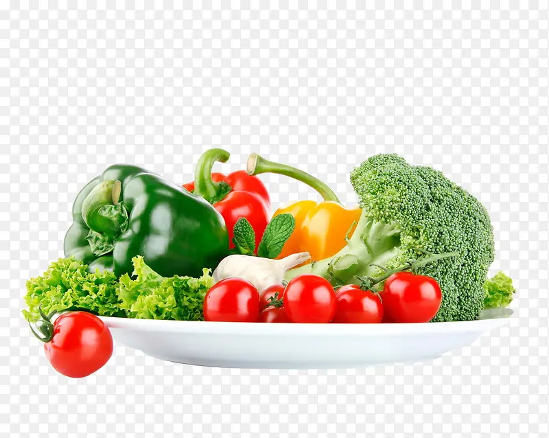 一盘蔬菜