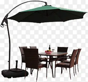 高档户外遮阳伞桌椅