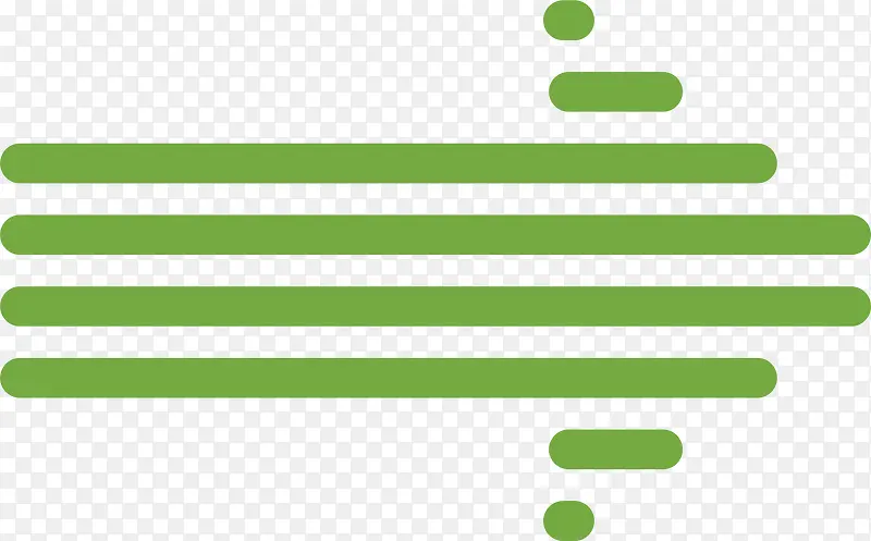 创意绿色线排箭头矢量素材