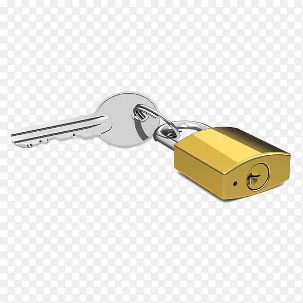银色圆形铁丝锁和钥匙的钥匙环