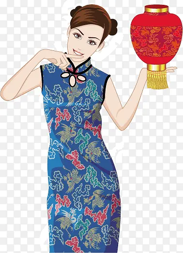 中国古典旗袍美女