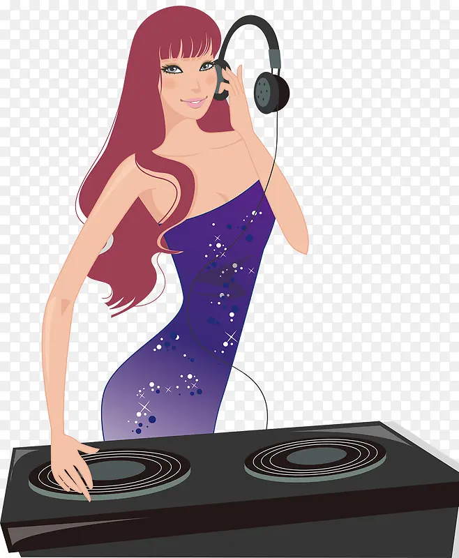 夜店美女音乐DJ