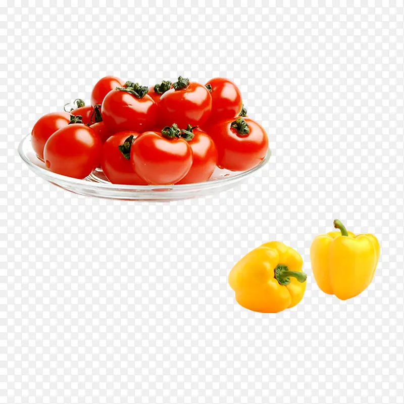 西红柿青椒免抠素材