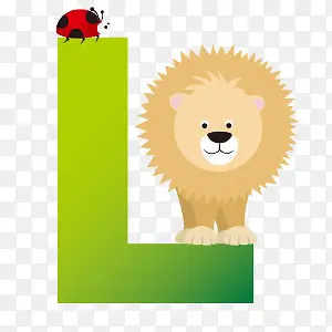 卡通字母L