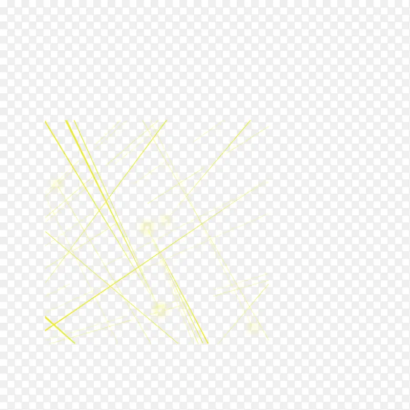 黄色激光矢量素材