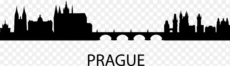 手绘Prague城市图