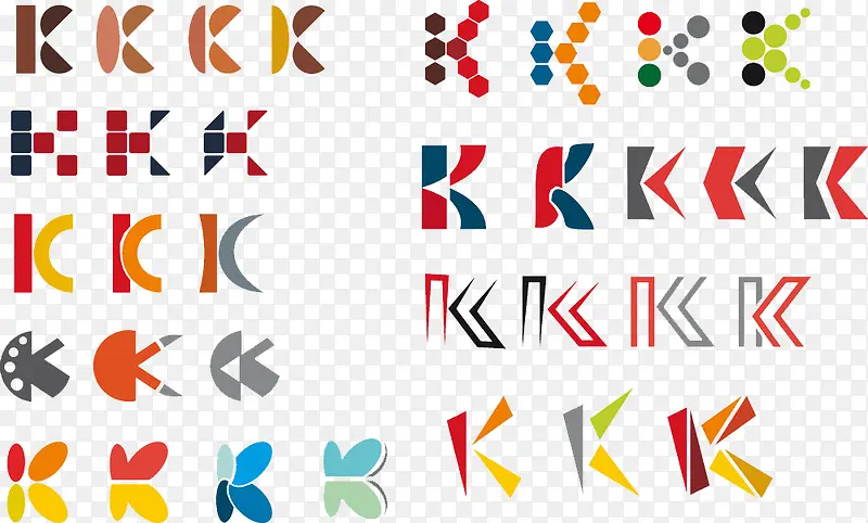 英文字母K设计