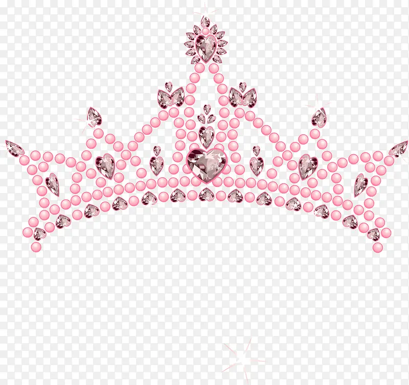 粉色气球皇冠