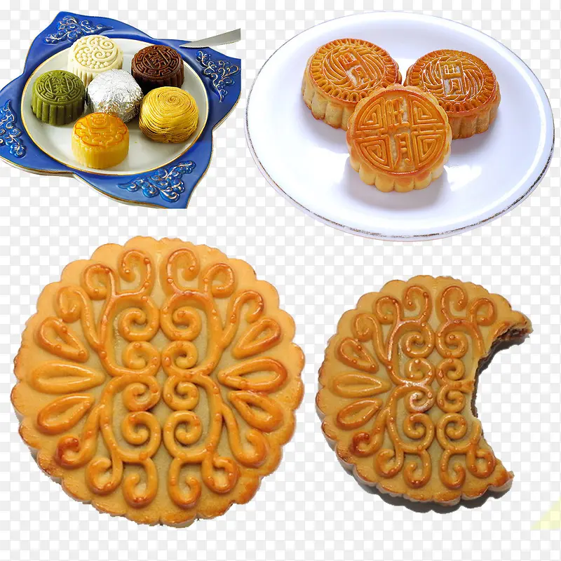 月饼素描卡通3d月饼图片