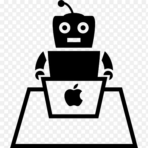 苹果机器人图标