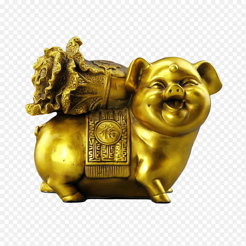 铜白菜金猪PNG图片素材下载_图片编号8708957-PNG素材网