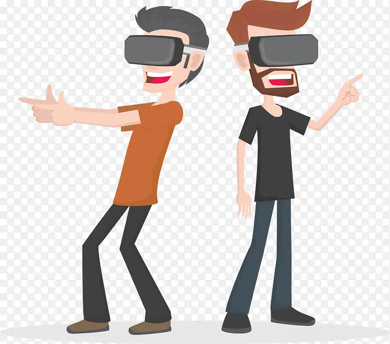 矢量手绘VR体验PNG图片素材下载_图片编号8709542-PNG素材网