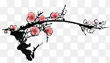 梅花创意树枝造型