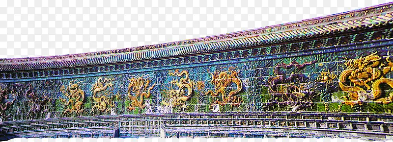 中国风古老墙壁