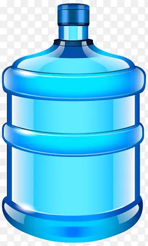 蓝色的饮水机塑料桶