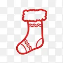 圣诞节长袜christmas-icons