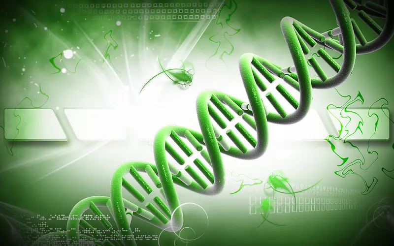 DNA结构科技背景