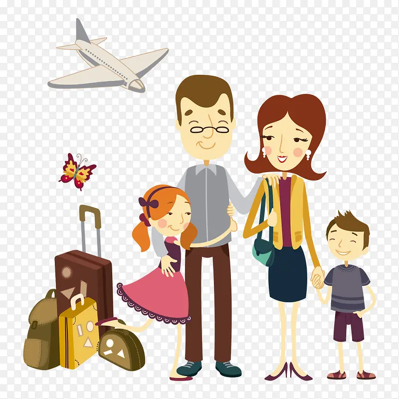 国际家庭日一家人去旅游