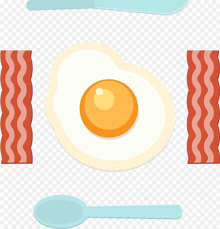 卡通煎鸡蛋餐具