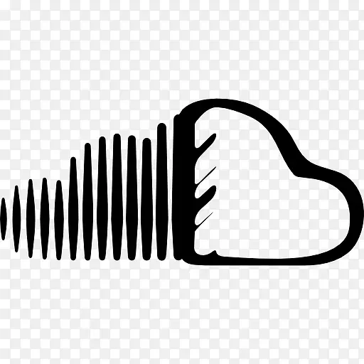 SoundCloud勾勒标志图标