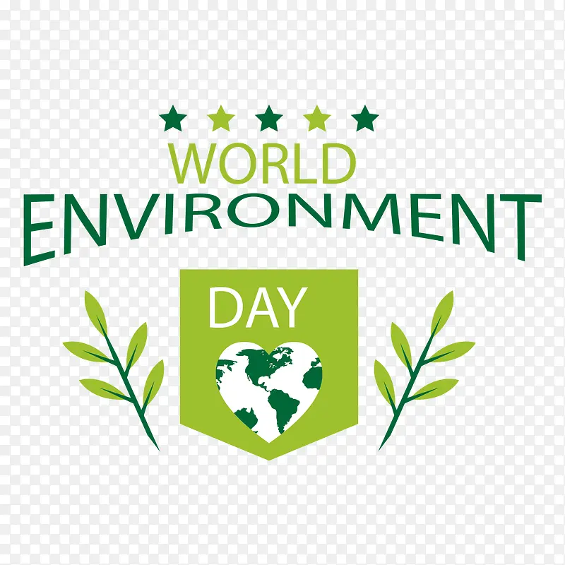 世界环境日矢量图