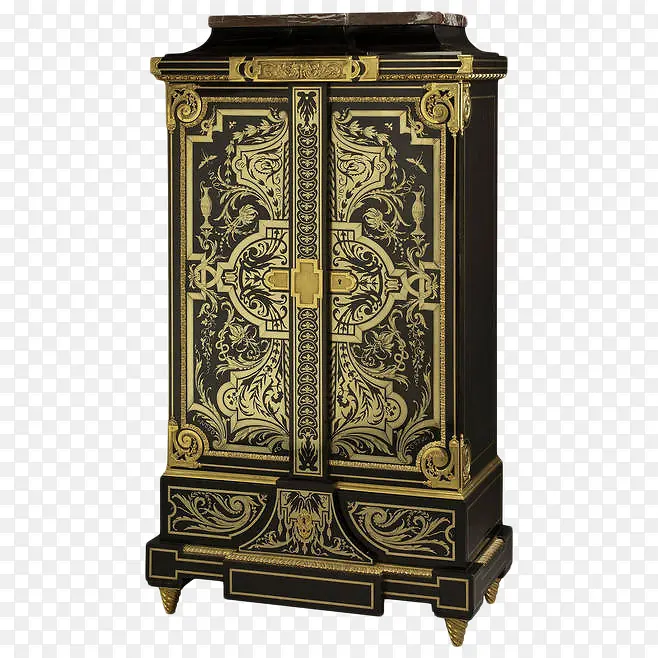 欧式复古古典衣柜