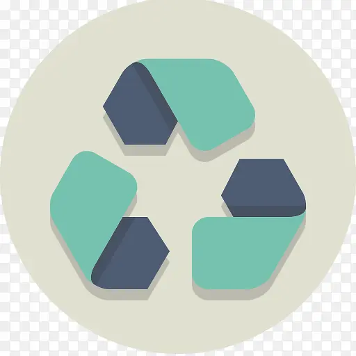 回收回收圆形图标