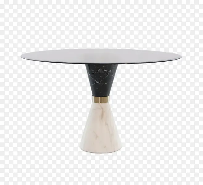 欧式高贵的圆形餐桌