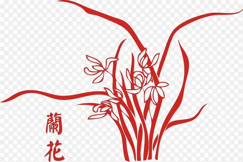 矢量复古花卉绽放兰花PNG图片素材下载_图片编号8732926-PNG素材网