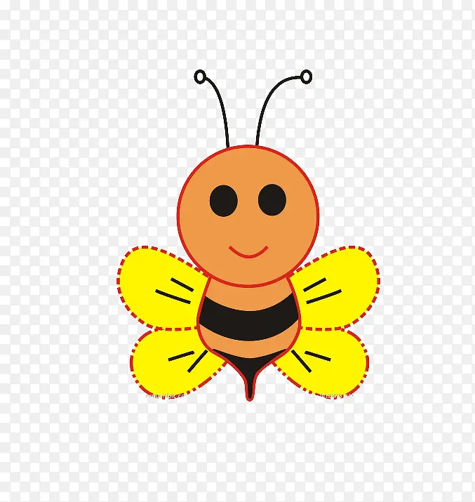 免抠素材蜜蜂图片