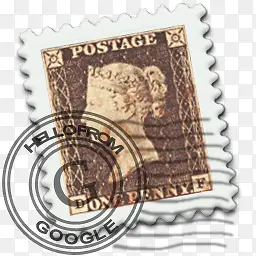 英格兰邮票Gmail-Stamp-icons
