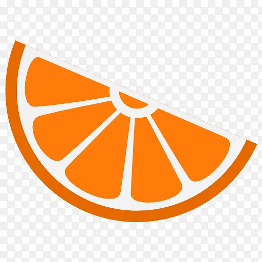 媒体柑橘图标