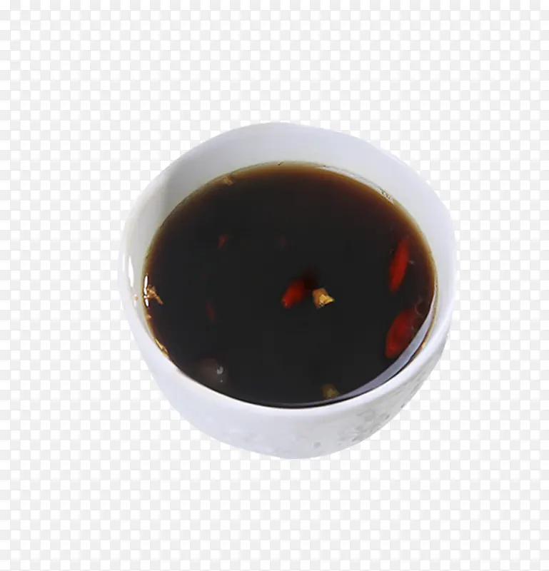小碗里的姜茶素材