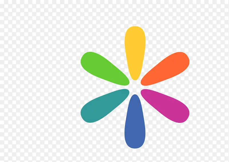 彩色花瓣logo
