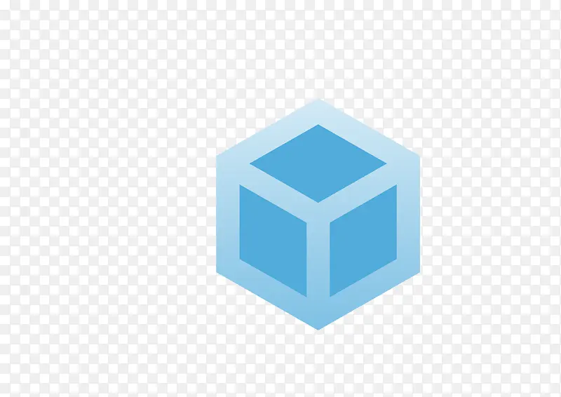 几何立体logo矢量图