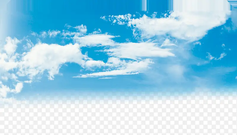 夏日海报蓝色天空白云