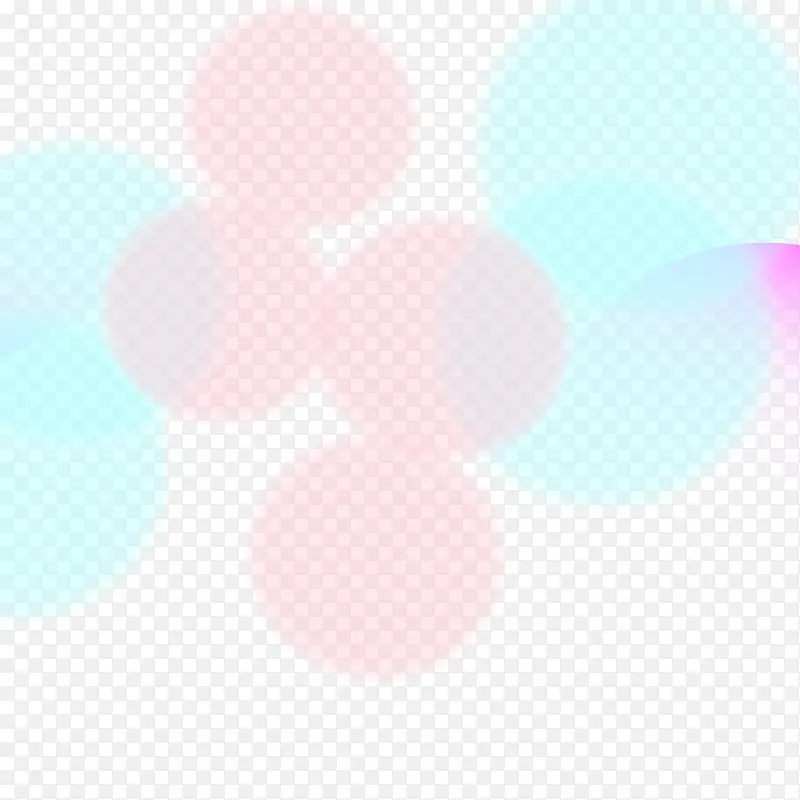 创意合成粉红色蓝色的光圈