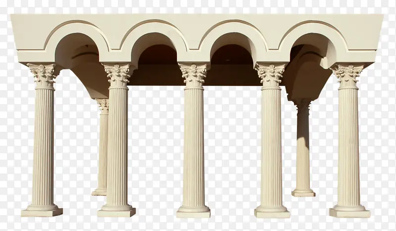 复古欧式建筑柱子