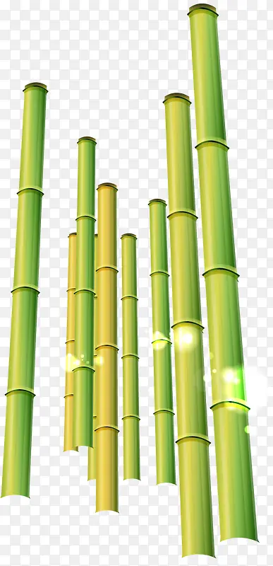 绿色竹子图案素材