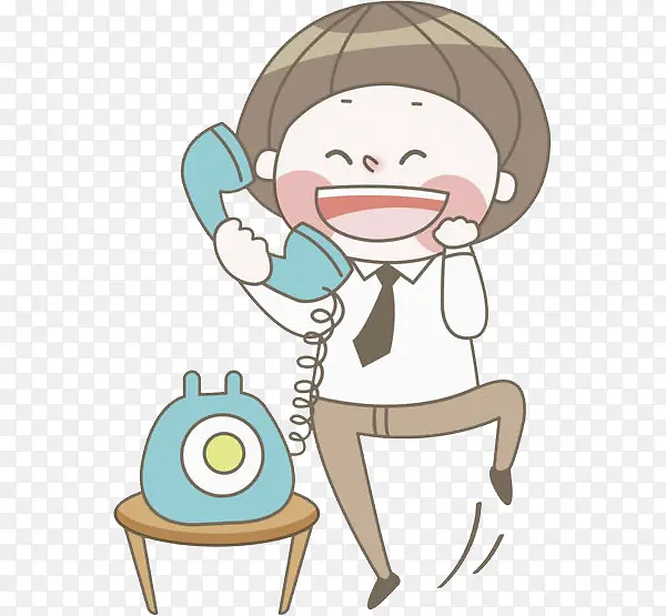 打电话的女孩